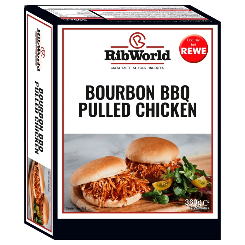 RibWorld Bourbon BBQ Pulled Chicken 360g